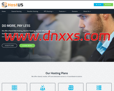 #黑五#HostUS：特价VPS，$15/年起，可选香港/日本/新加坡/美国/英国/澳大利亚等10个机房-小学生测评