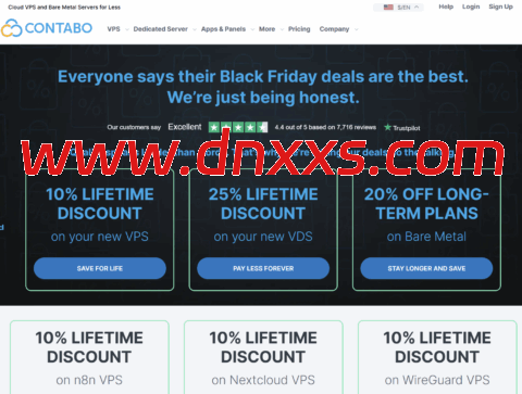 #黑五狂欢#Contabo:VPS立减25%,独立服务器年付立减 20%,可选日本/新加坡/美国/德国/英国/澳大利亚等9个机房-小学生测评