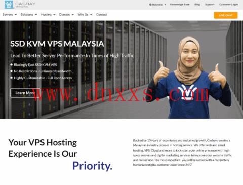 Casbay:马来西亚服务器/AS132841/原生机房IP,仅需 $24.59,支持tiktok/解锁GPT等流媒体/ 预安装cPanel VPS套餐