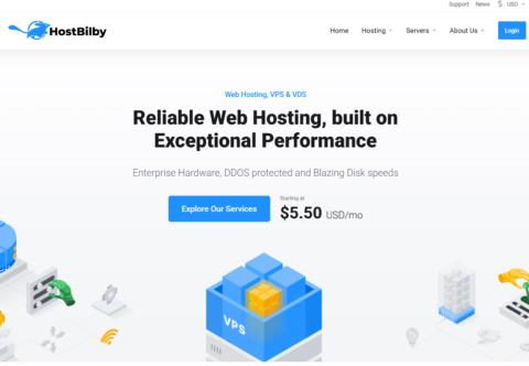 HostBilby:斯波坎机房vps,1核/4GB/20GB SSD/5TB@5Gbps带宽,$2.75/月