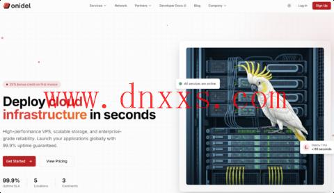 Onidel:重磅上线新加坡/悉尼大硬盘VPS,1核/1GB内存/20G SSD+1000G HDD/1TB流量/1Gbps带宽,$33/年起